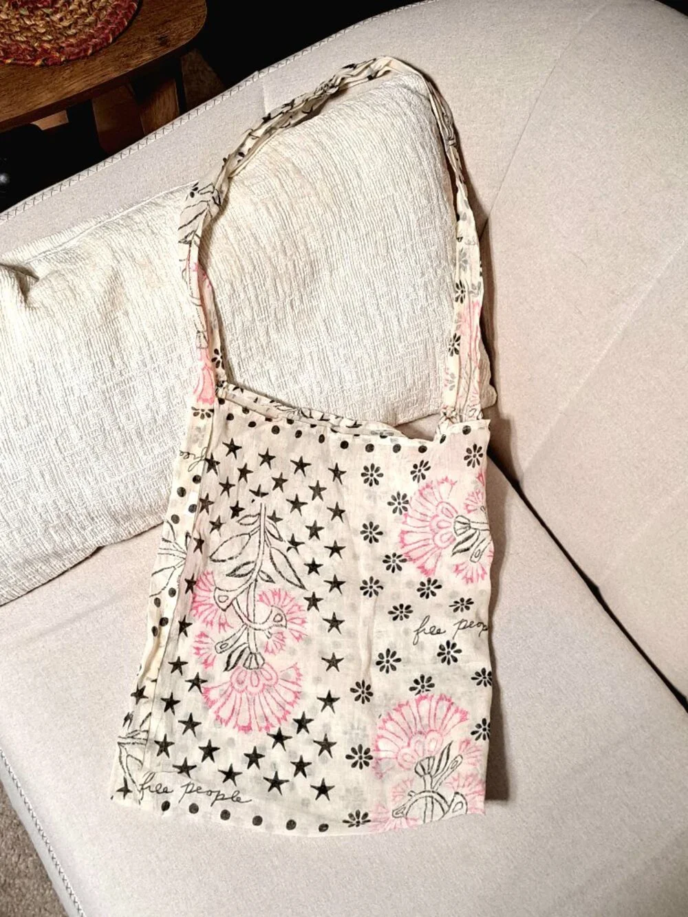 Free People Gauze Floral Tote